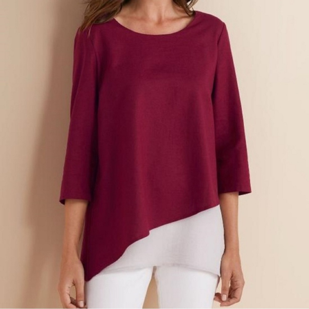 SOFT SURROUNDINGS Maya Asymmetrical Hem Tunic